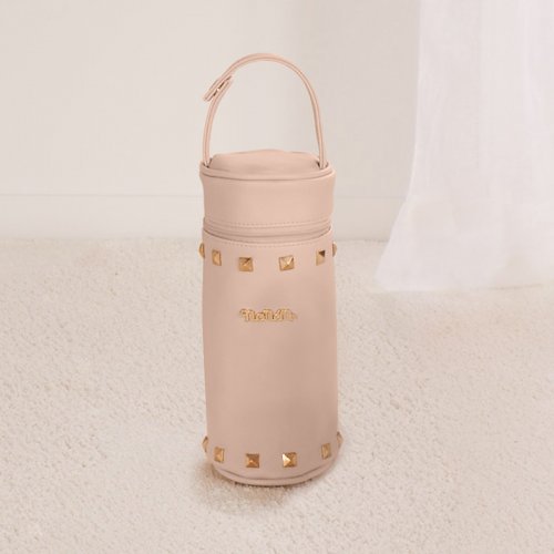 Nanán Portabiberon rosa con borchie Acquista Ora