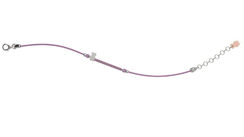 Nanán Bracciale Argento 925 - Col Lilla Rilascio limitato