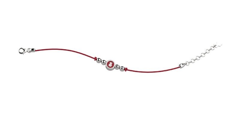 Nanán Bracciale Argento 925 - Col Rosso Ultimi tre giorni