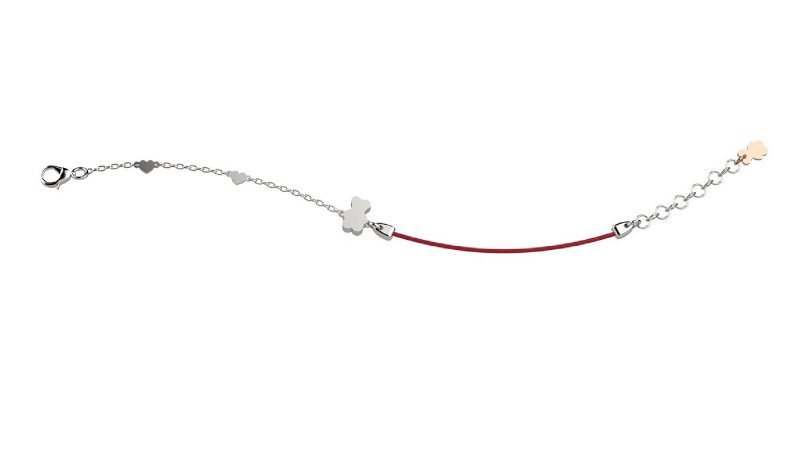 Nanán Bracciale Argento 925 - Col Rosso Fino al 50% di sconto