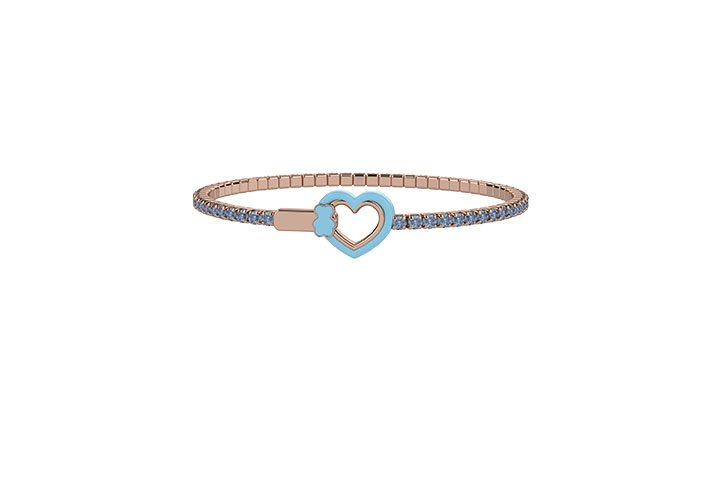 Nanán Bracciale Tennis BIMBO/A azzurro Sostegno trimestrale
