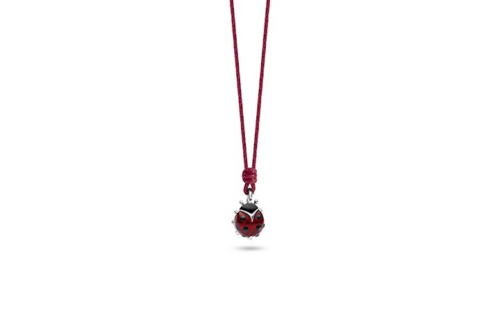 Nanán Collana Coccinella Argento Sottocosto