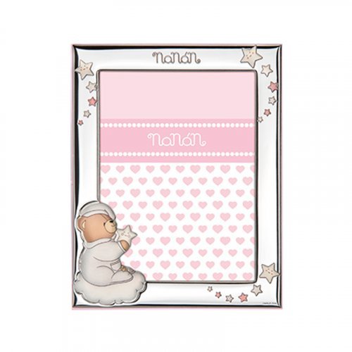 Nanán Cornice Argento rosa 90x130mm Sconto di tempo limitato