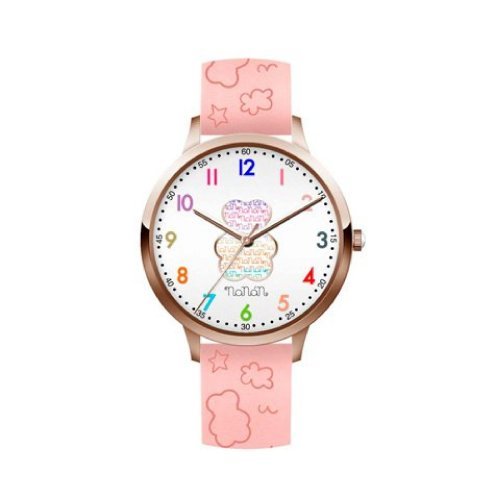 Nanán Orologio bambino Bianco/Multicolor cinturino rosa Prezzo basso