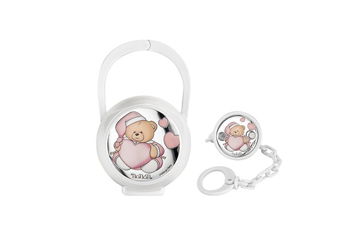 Nanán Set Portaciuccio e Catenella Rosa