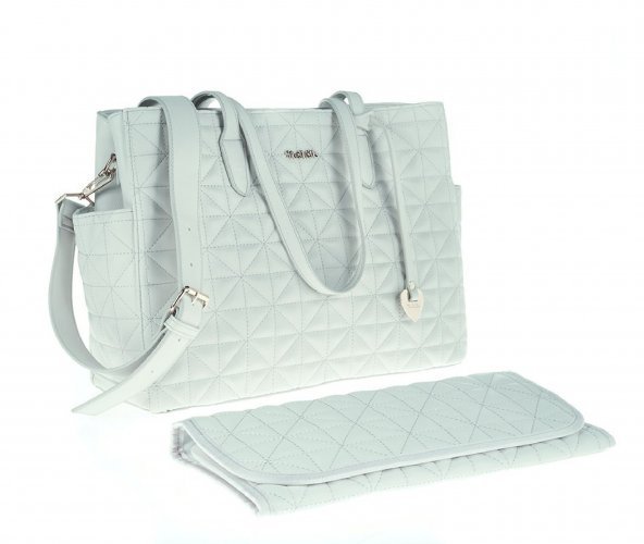 Nanán Borsa Mamma con manici Azzurro 50% di sconto con spedizione gratuita