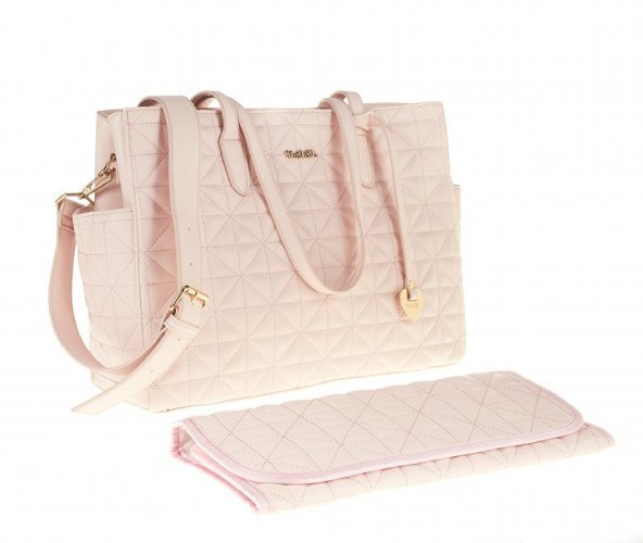 Nanán Borsa Mamma con manici Rosa Officina