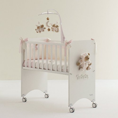 Nanán Letto Co-sleeping Puccio Rosa Con Materasso Grande vendita