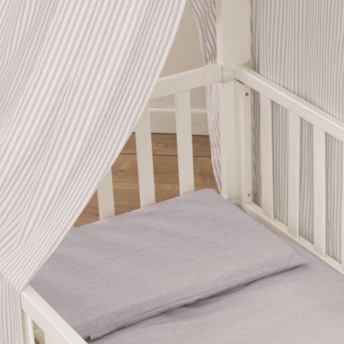 Nanán Set 2Pz Montessori Copripiumone + Federa Grigio Online Outlet