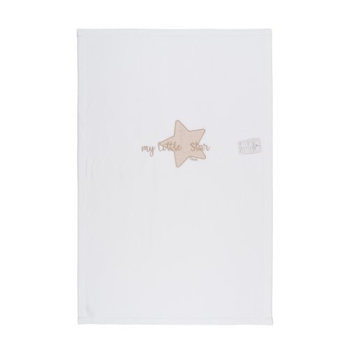 Nanán Coperta letto in pile "My little star" con ricamo beige Lightning offer