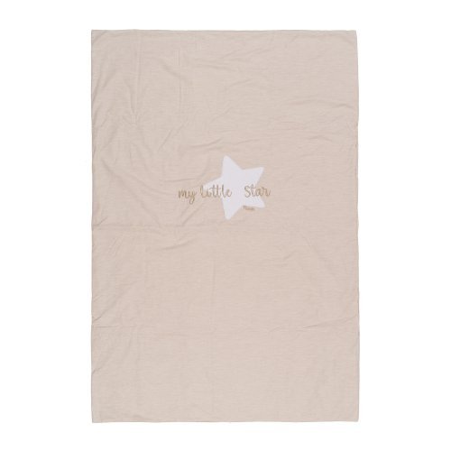 Nanán Coperta letto beige "My little star" in jersey Nuovi prodotti