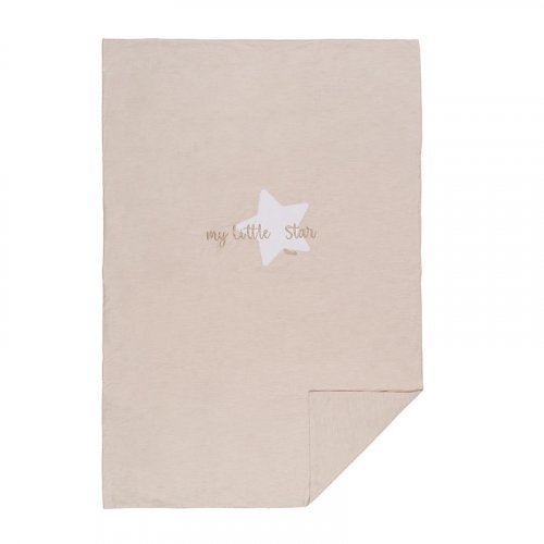 Nanán Coperta letto beige "My little star" in jersey Nuovi prodotti