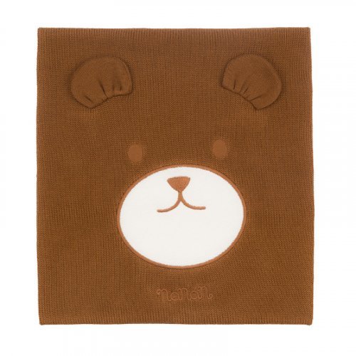 Nanán Coperta in filo c/orsetto beige Prezzo basso