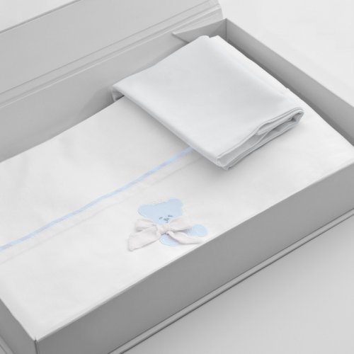 Nanán Lenzuola Carrozzina Coccolo Azzurro Fino al 55% di sconto