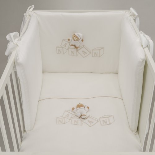 Nanán Set Piumone e Paracolpi 4pz dadini Tato Nuovo