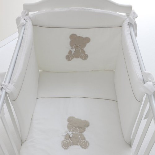 Nanán Set Piumone e Paracolpi 4pz Coccolo Bianco Online