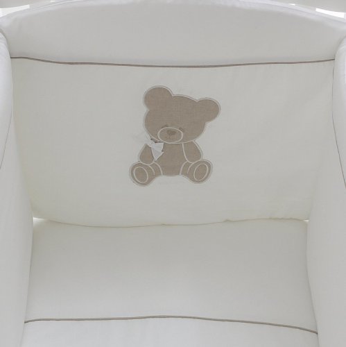 Nanán Set Piumone e Paracolpi 4pz Coccolo Bianco Online