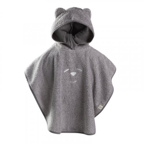 Nanán Accappatoio Poncho grigio 0/2 anni Spedizione gratuita