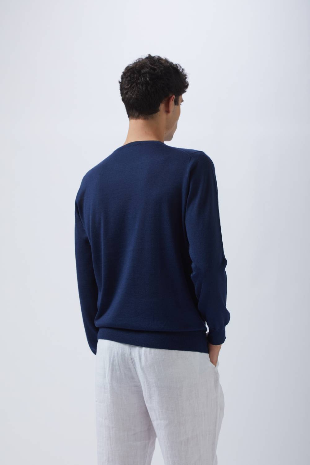 Kangra Cashmere Girocollo Rasato In Cashmere e Seta Convenienza