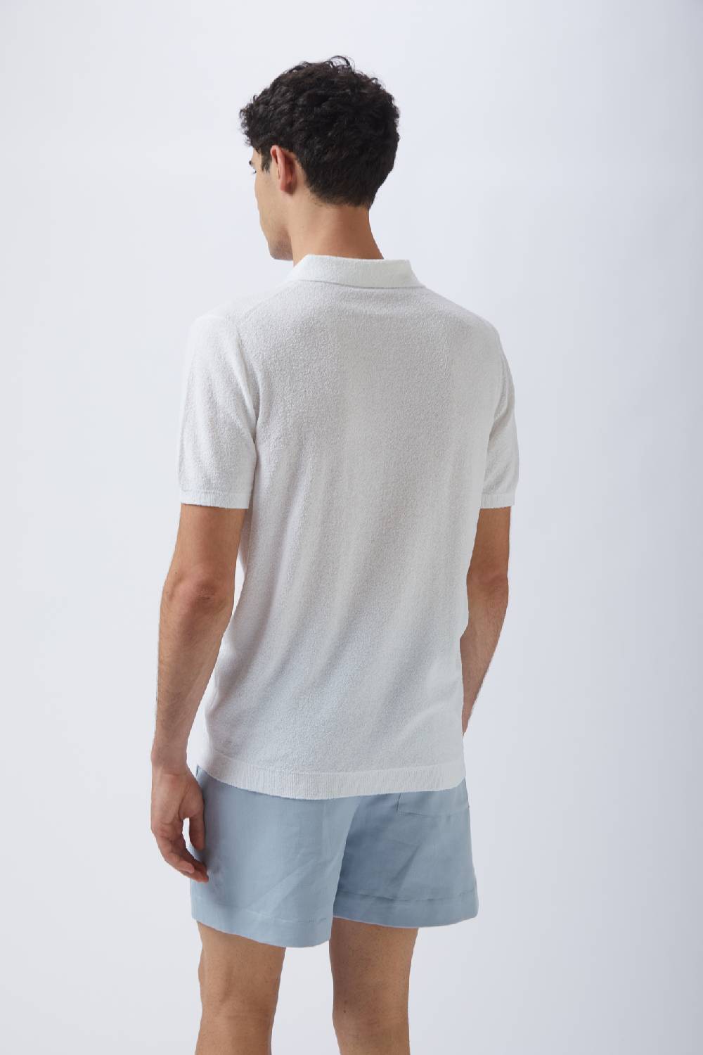 Kangra Cashmere Polo Mezza Manica In Spugnetta 2025