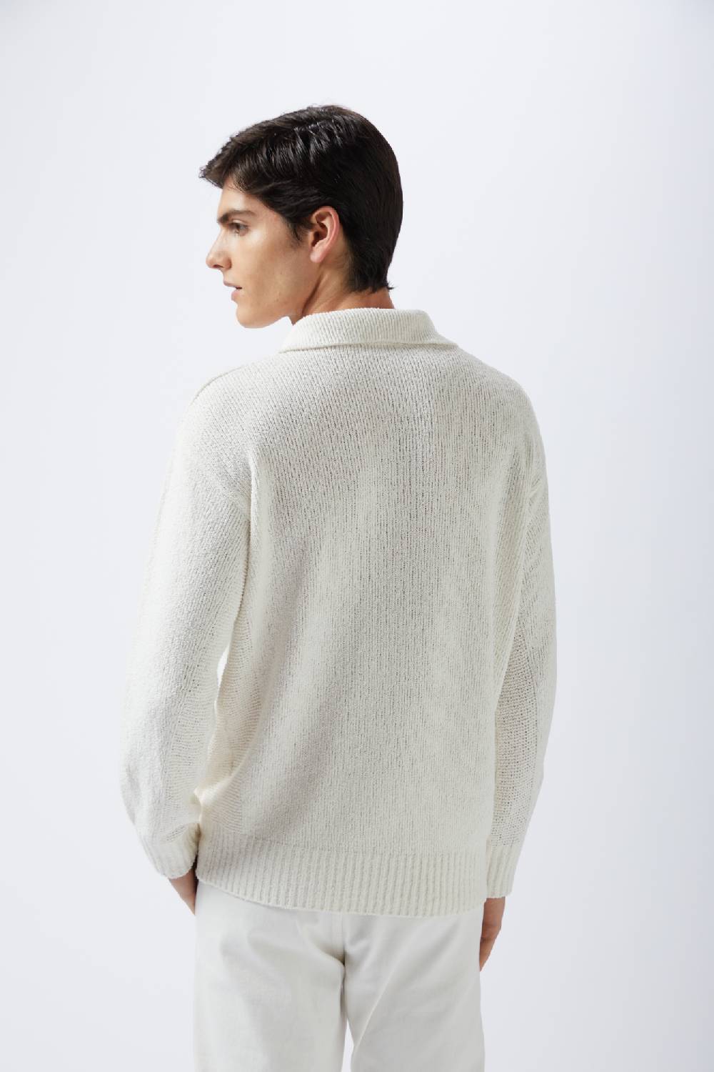 Kangra Cashmere Polo Rasata Con Fianchetti Links Qualità