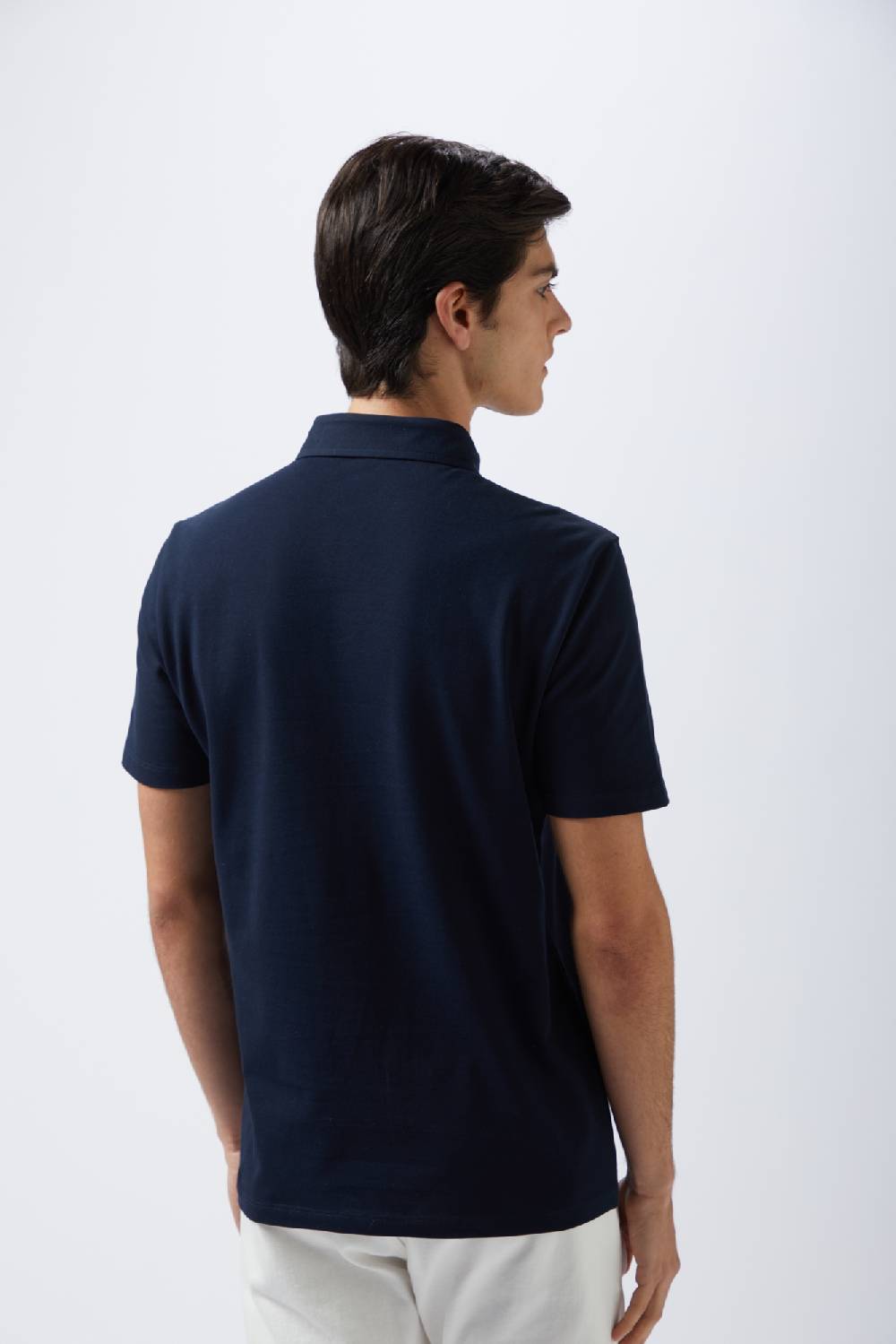 Kangra Cashmere Polo Con Bottoni Jersey Piquet Vendita