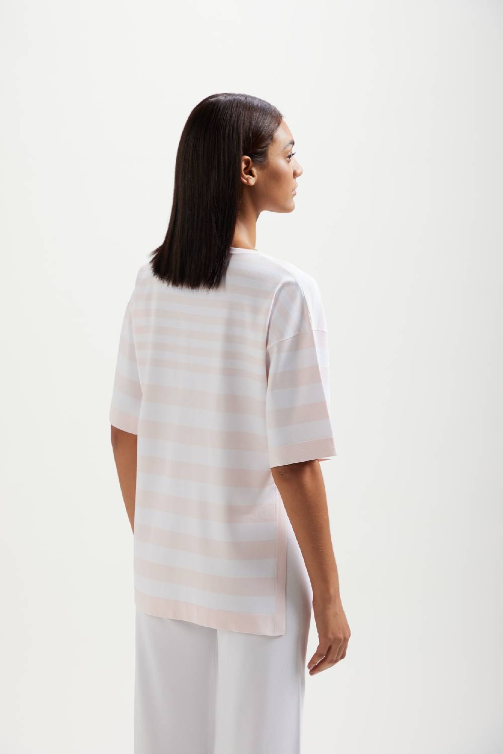 Kangra Cashmere Over Scollo V Rigato Con Spacchi Economico