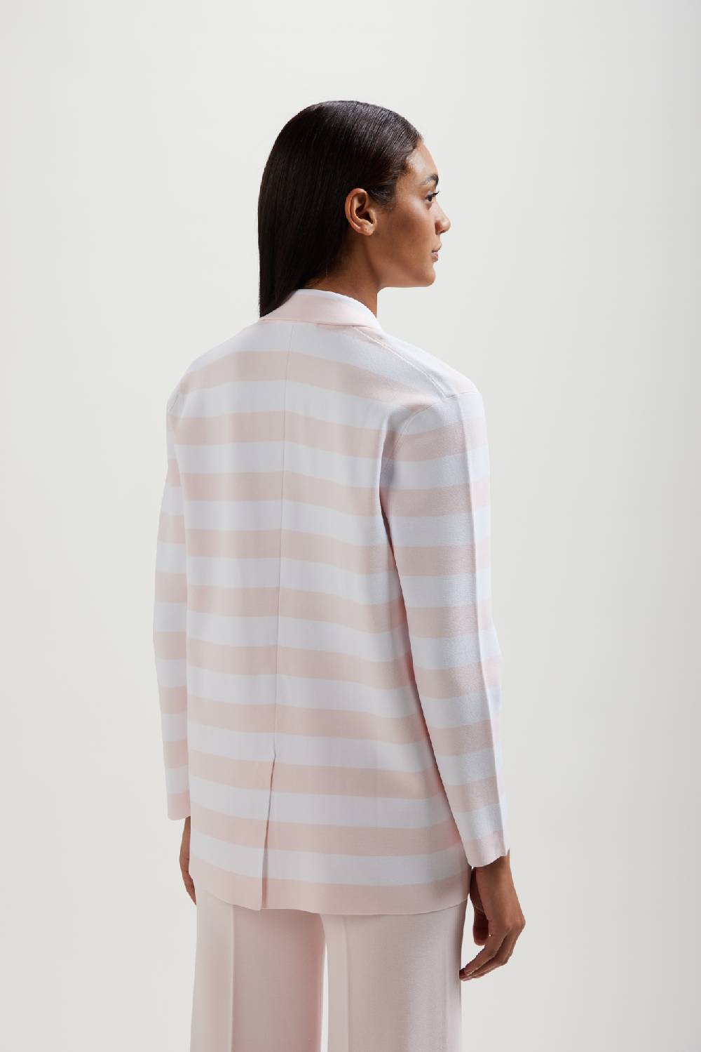 Kangra Cashmere Blazer Over Size Rigato Punto Milano Online