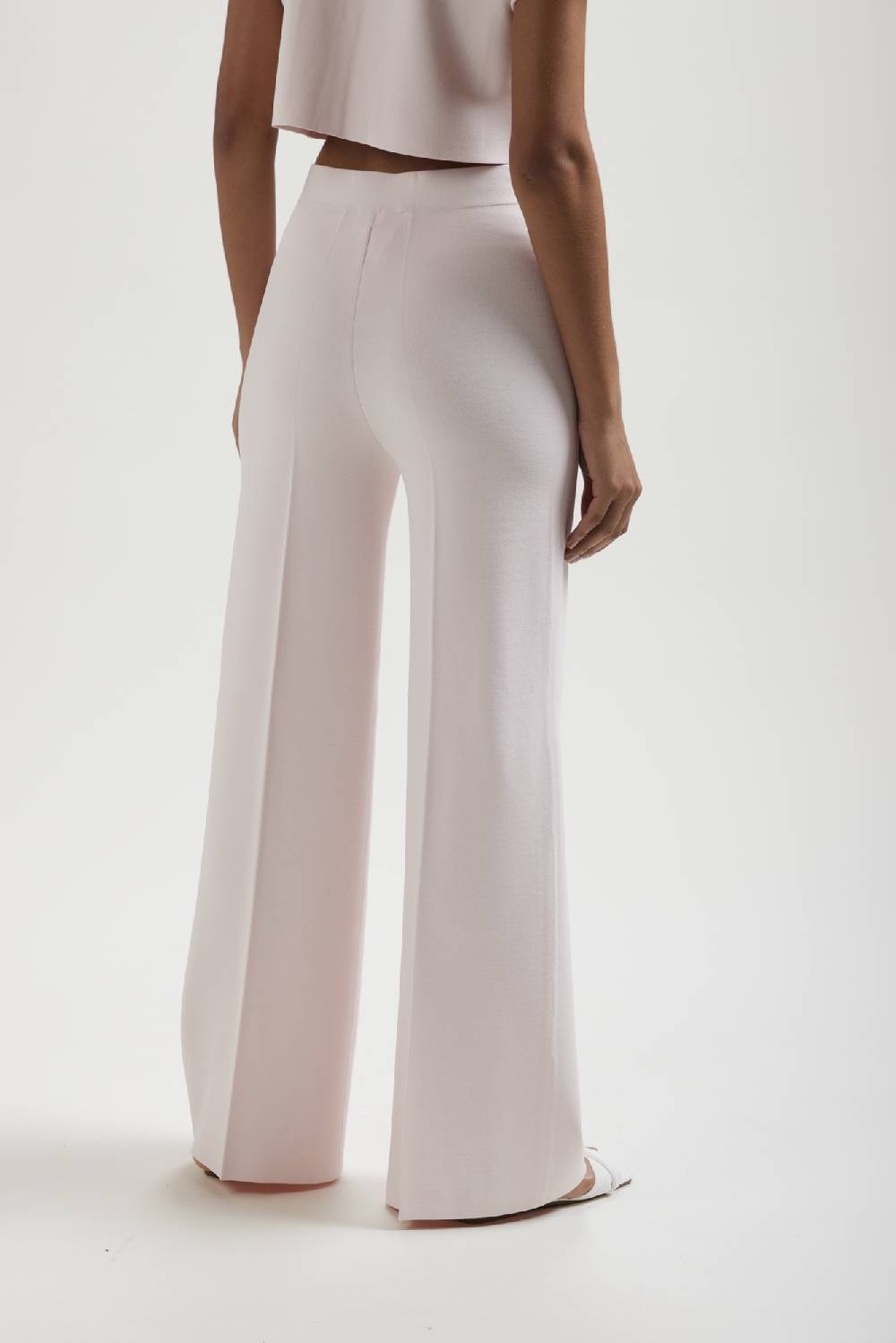 Kangra Cashmere Pantalone Palazzo In Punto Milano Nuova
