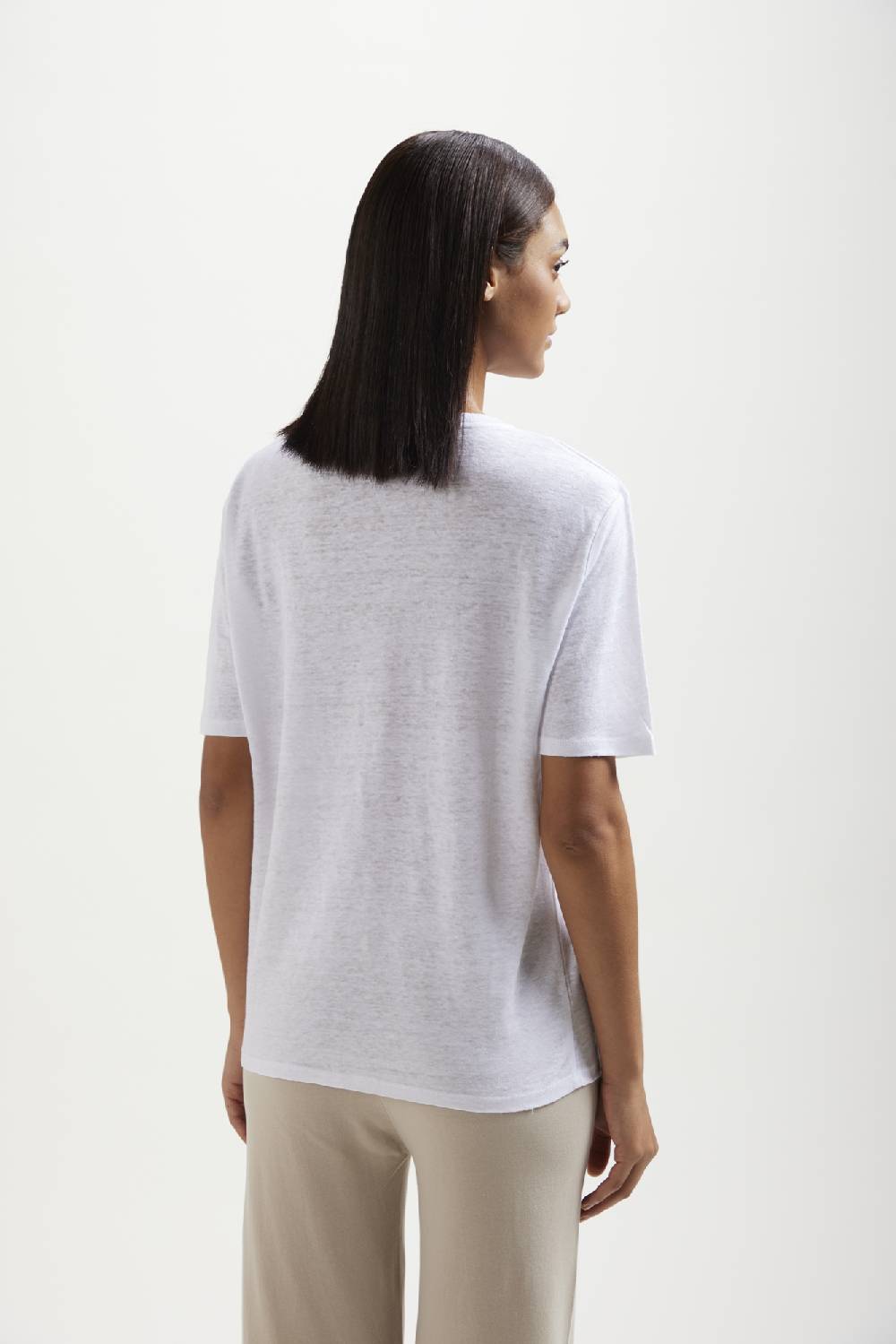 Kangra Cashmere T-Shirt M.Corta In Jersey Di Lino Fino Al -60%