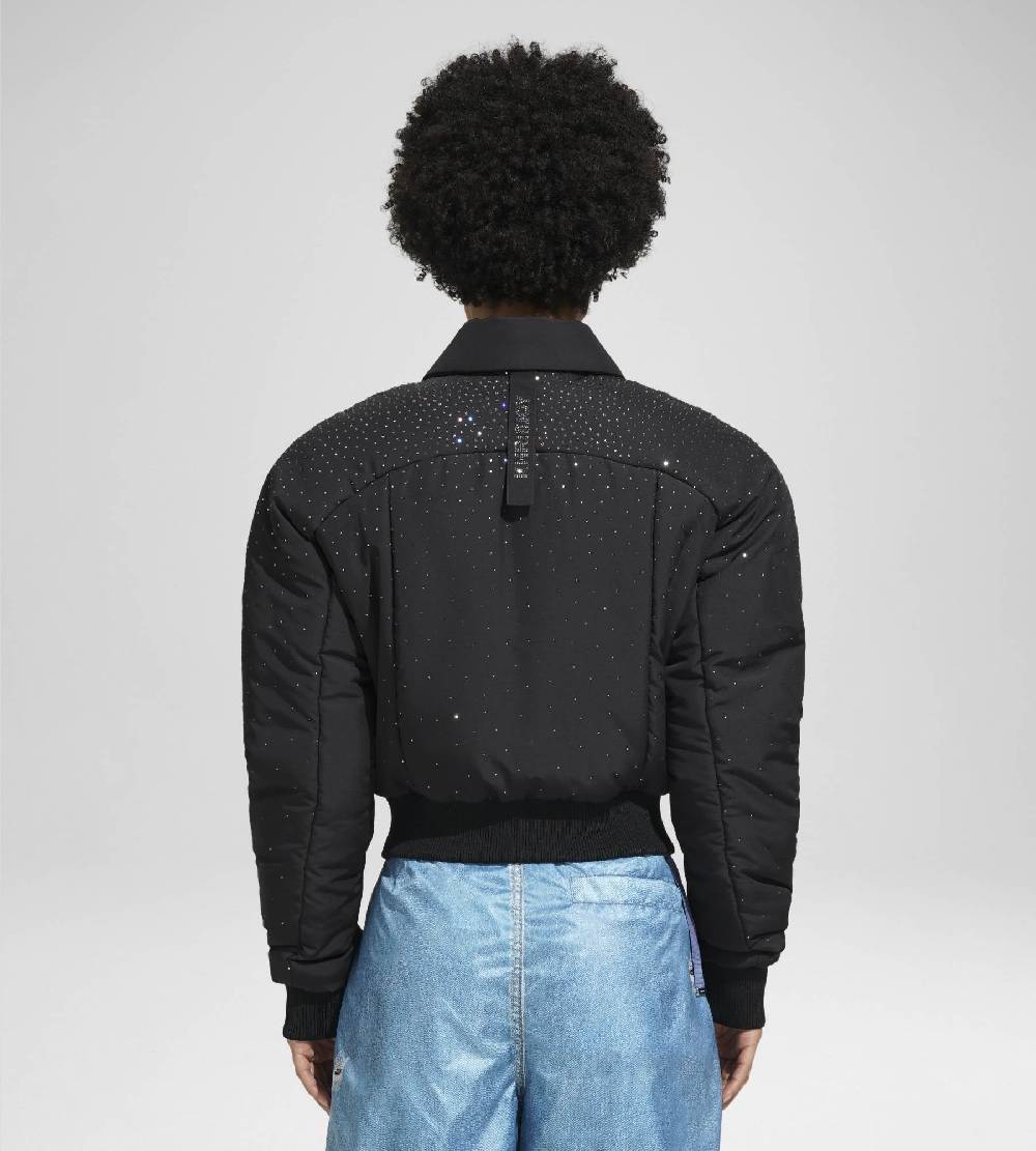 Khrisjoy JIM BOMBER STRASS BLACK Saldi