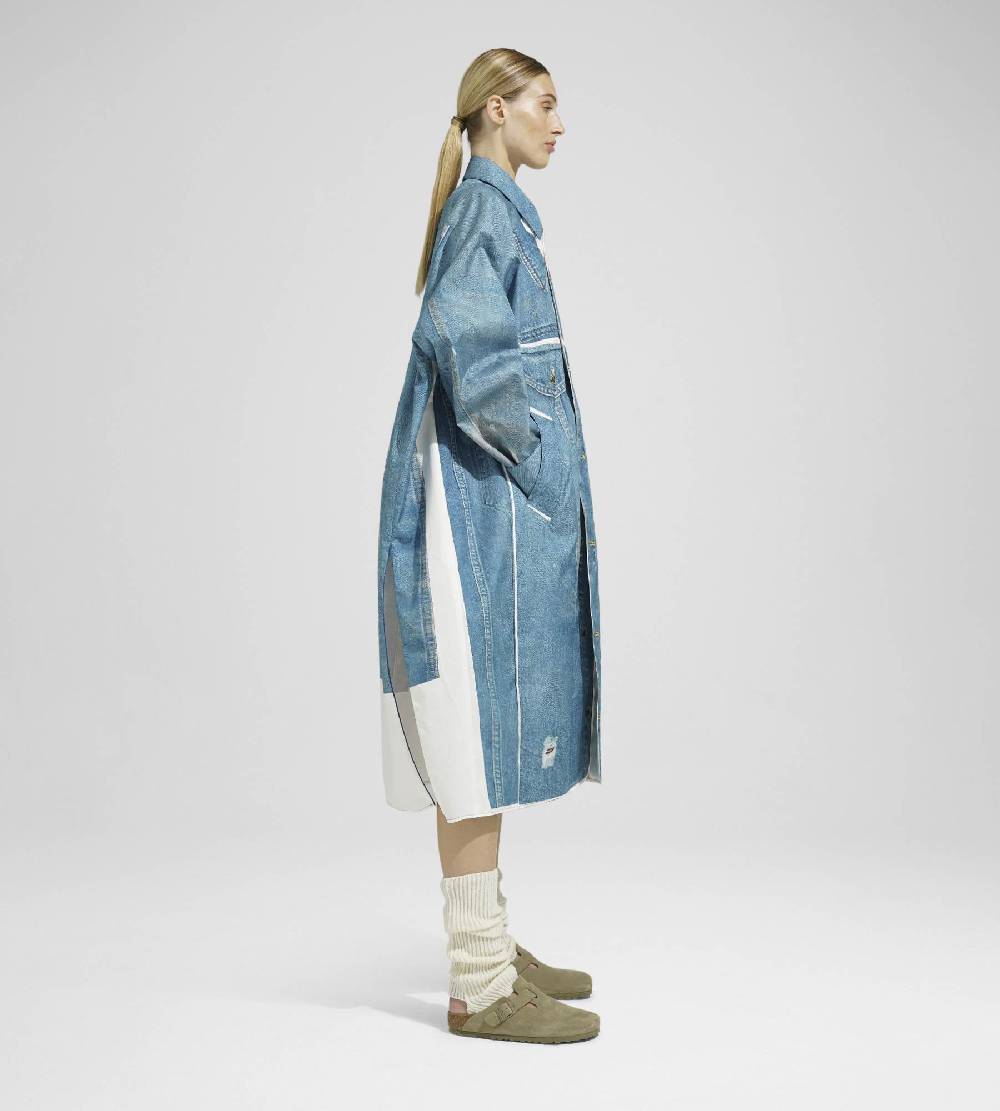 Khrisjoy DENIM RAINCOAT PRINT MEDIUM DENIM Offerte