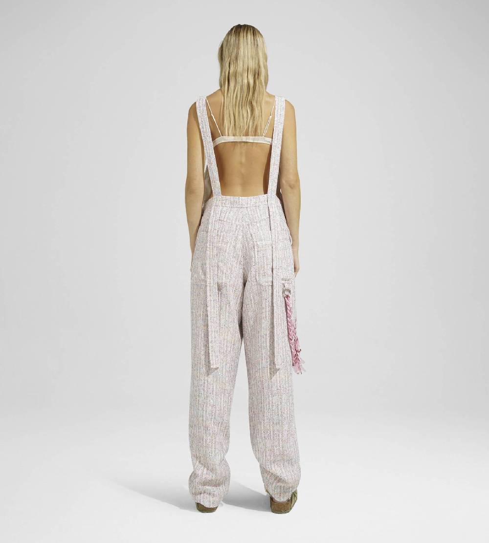 Khrisjoy SALOPETTE TWEED PAILLETTES TRAMÉ Negozio