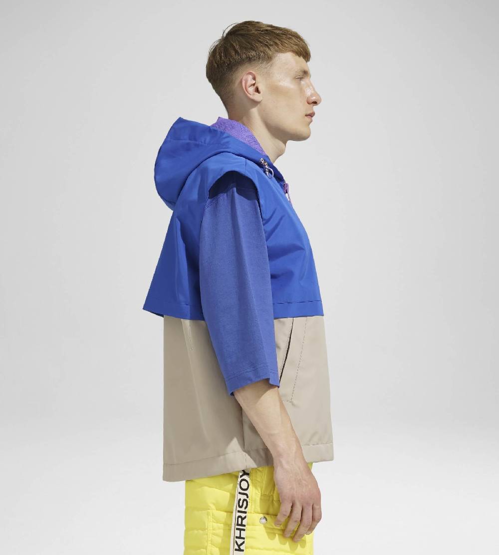 Khrisjoy SHELL WINDBREAKER VEST OVERSEA SAND Sottocosto