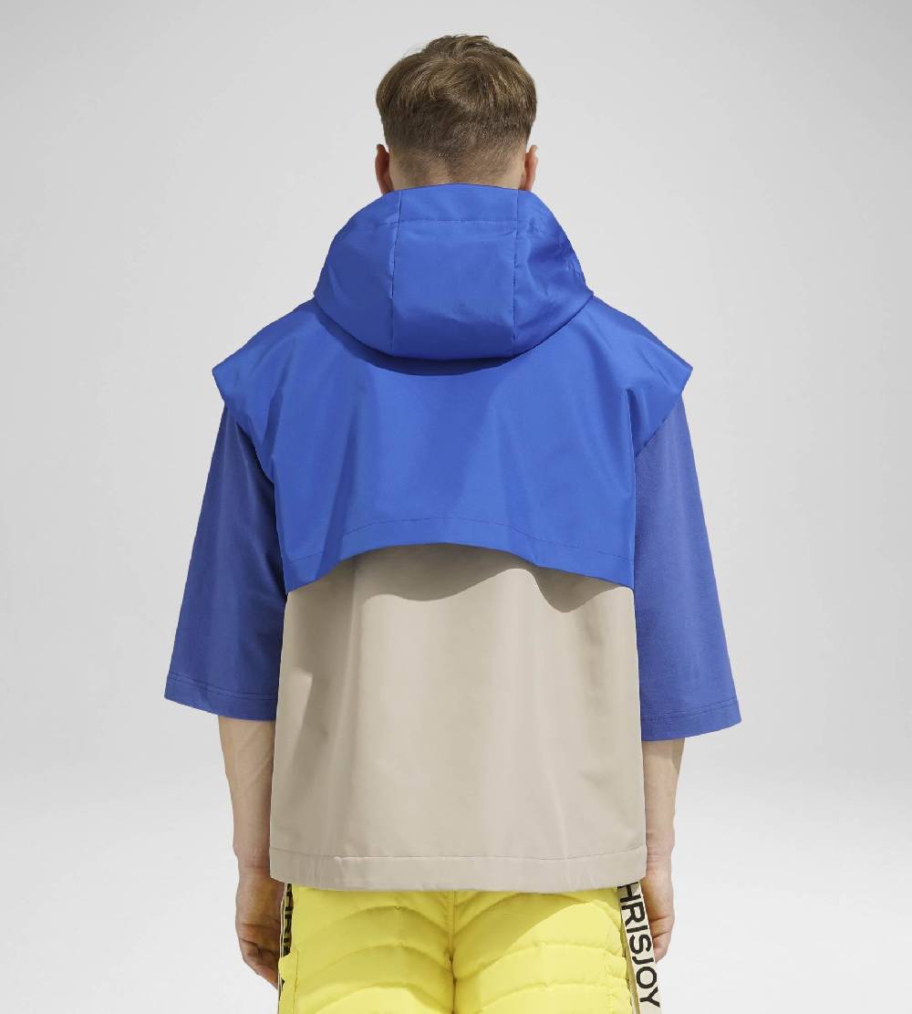 Khrisjoy SHELL WINDBREAKER VEST OVERSEA SAND Sottocosto