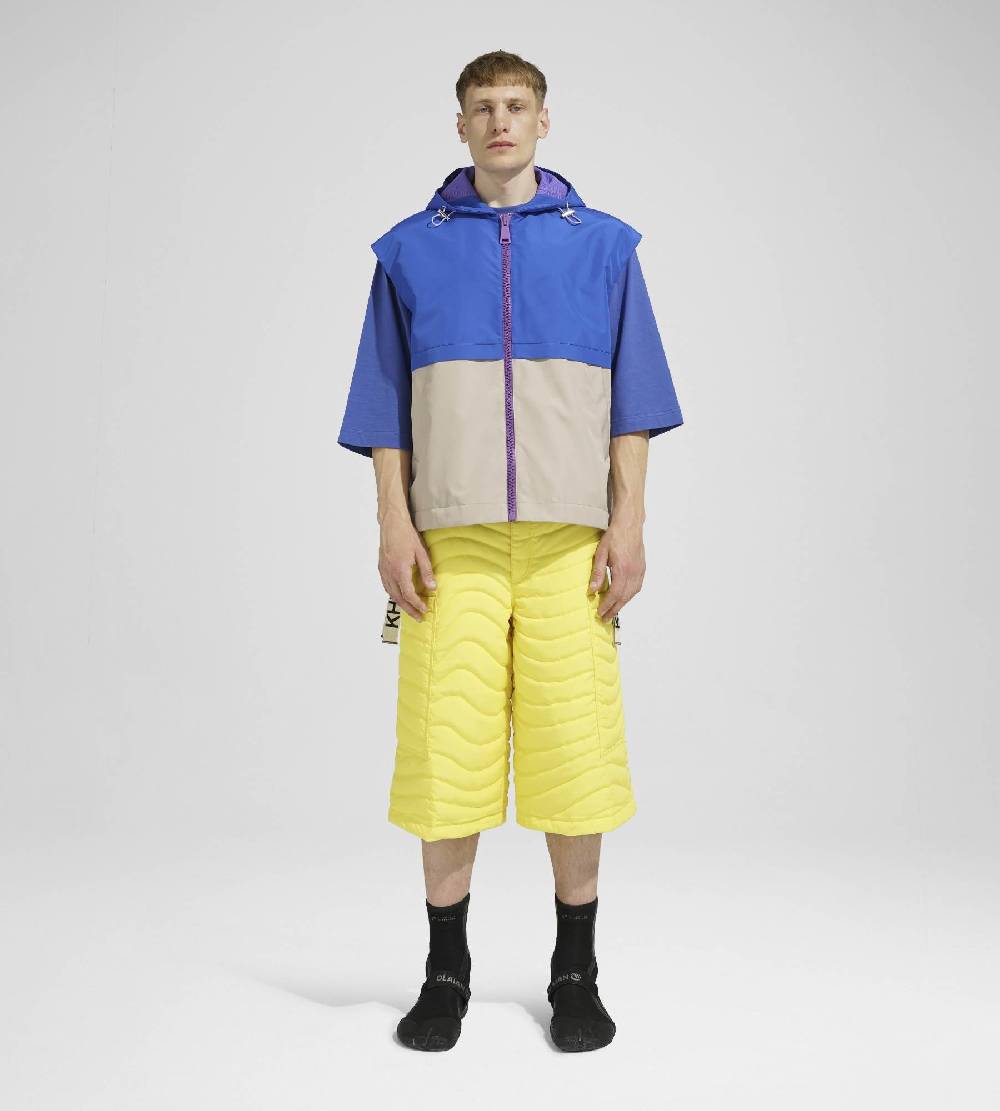Khrisjoy SHELL WINDBREAKER VEST OVERSEA SAND Sottocosto