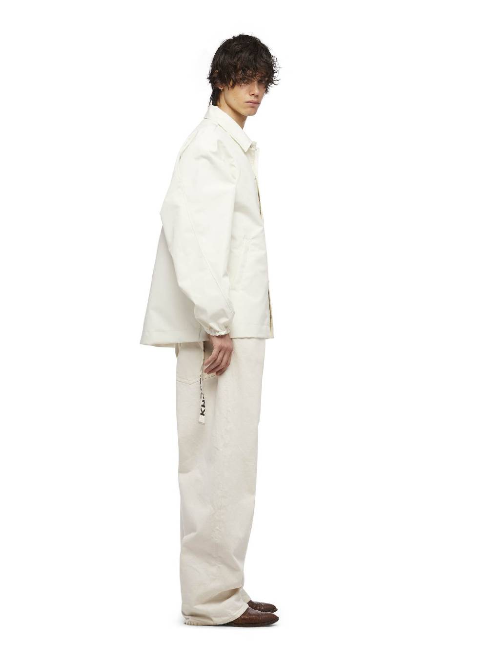 Khrisjoy COACH JACKET OFF WHITE Offerta