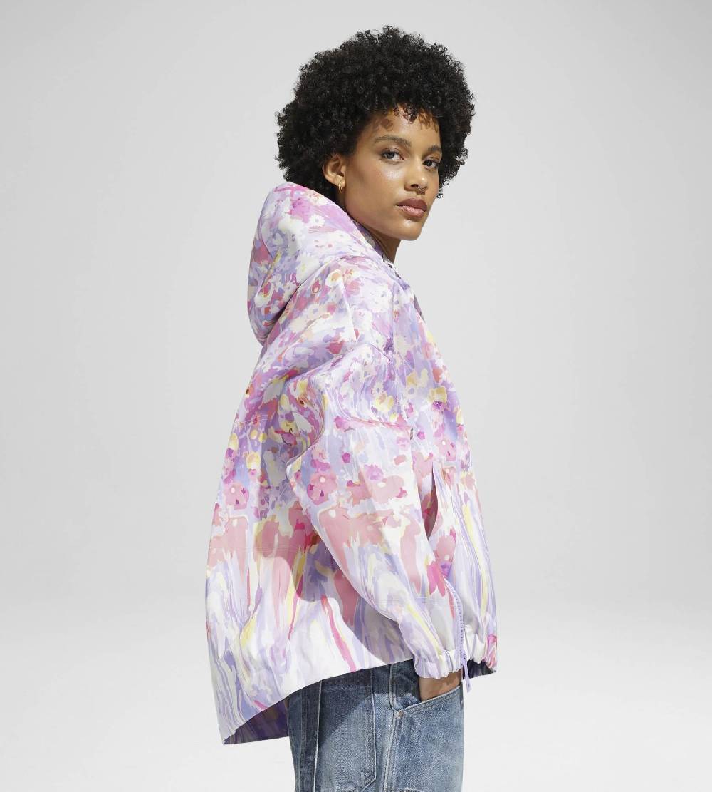 Khrisjoy KHRIS WINDBREAKER FLOWERS UPSIDE DOWN CANDY PINK Vendita Economica