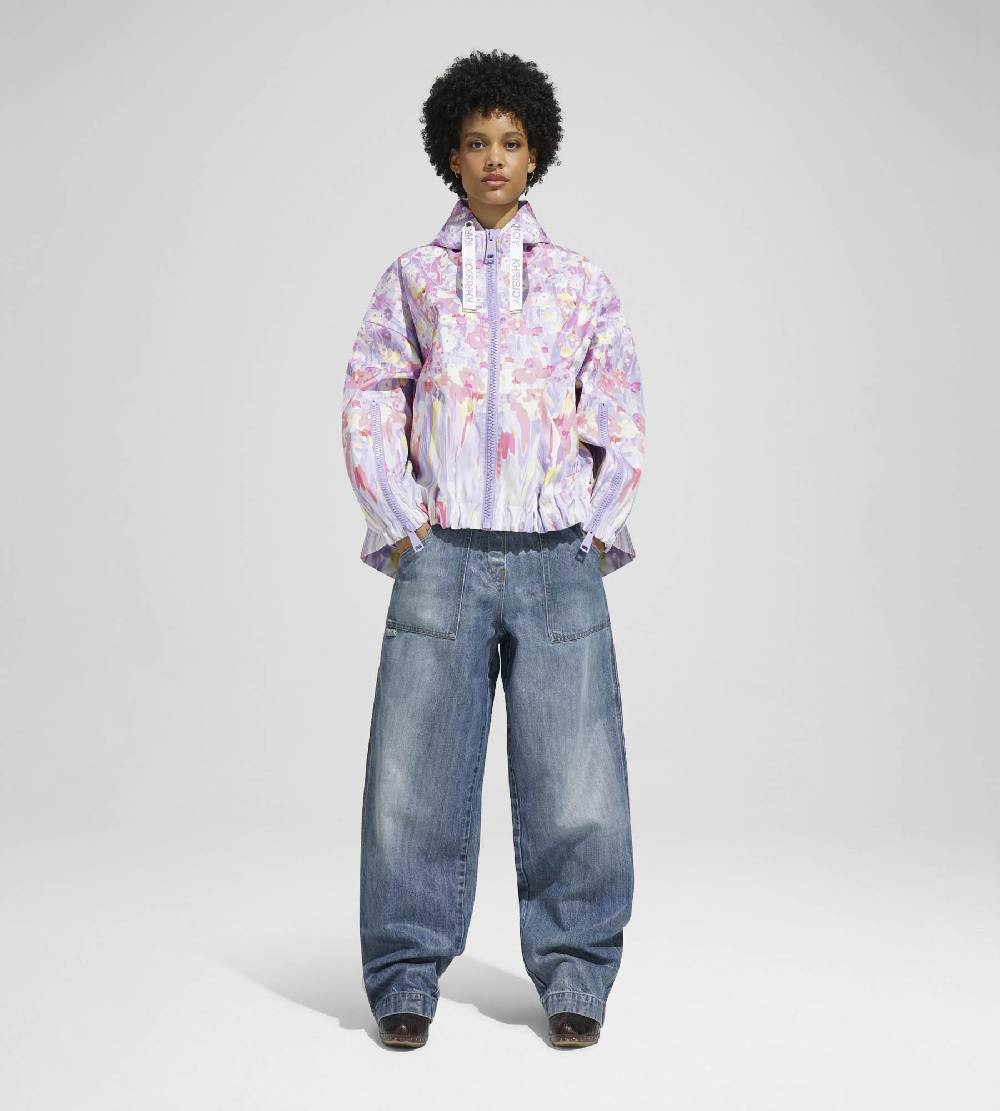 Khrisjoy KHRIS WINDBREAKER FLOWERS UPSIDE DOWN CANDY PINK Vendita Economica