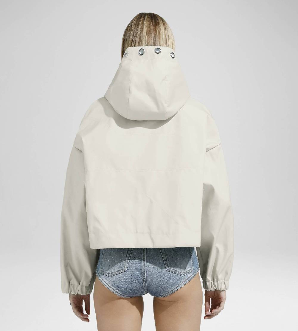 Khrisjoy NEW KHRIS CROP WINDBREAKER DESERT Soddisfazione Garantita