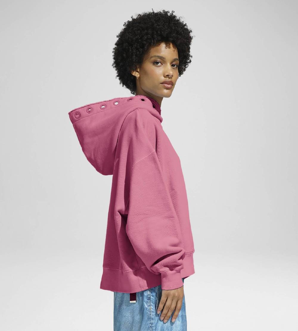 Khrisjoy HOODIE EYELETS CANDY PINK Qualità Garantita