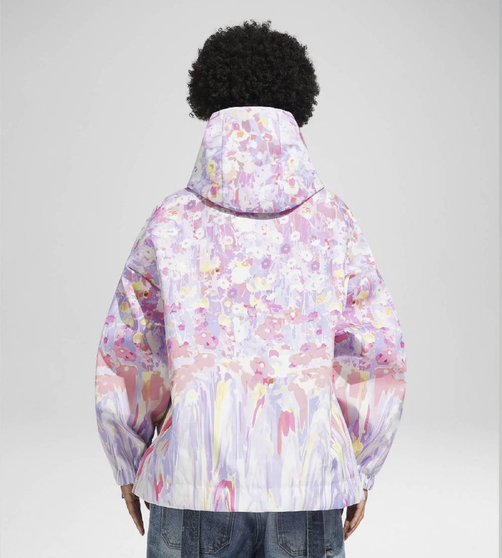 Khrisjoy KHRIS WINDBREAKER FLOWERS UPSIDE DOWN CANDY PINK Promozione Limitata