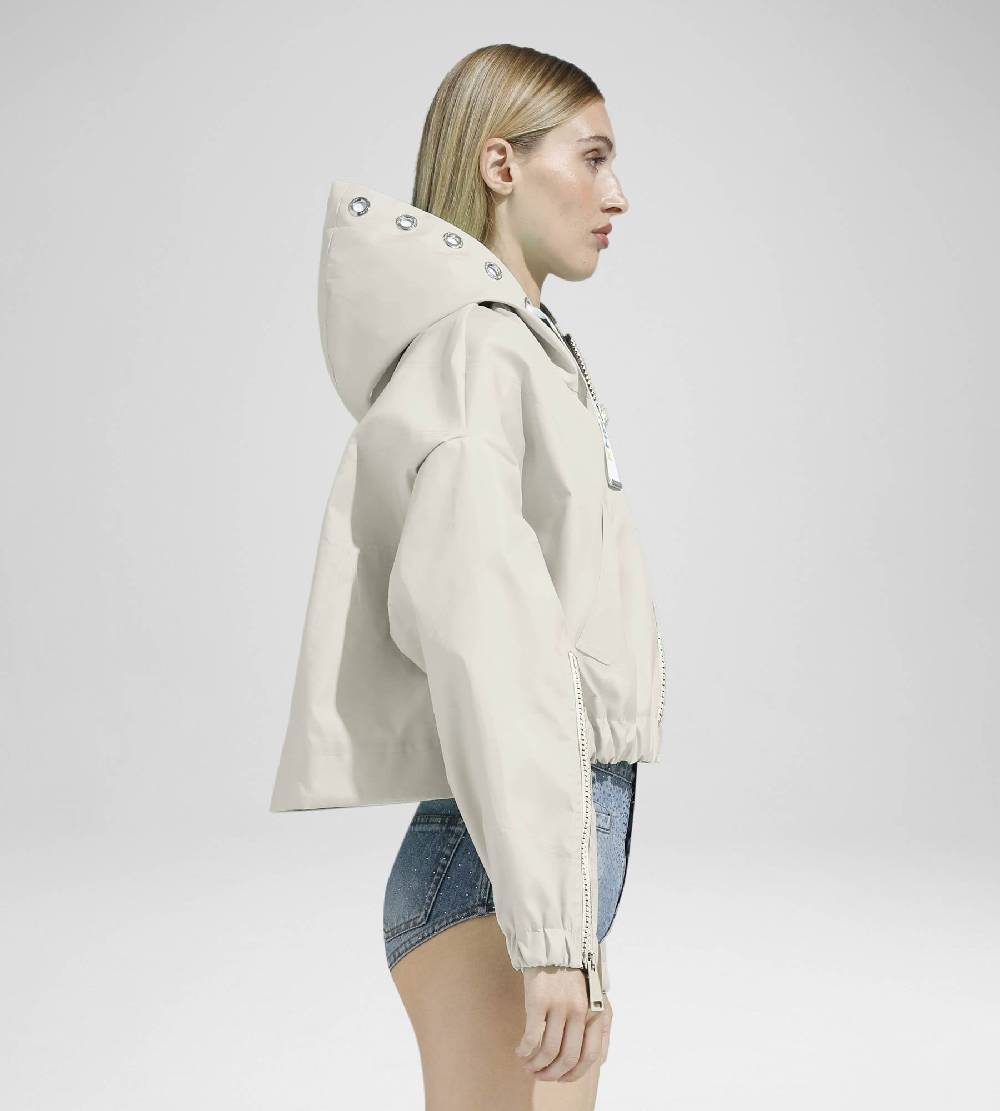 Khrisjoy NEW KHRIS CROP WINDBREAKER DESERT Prezzo Ridotto