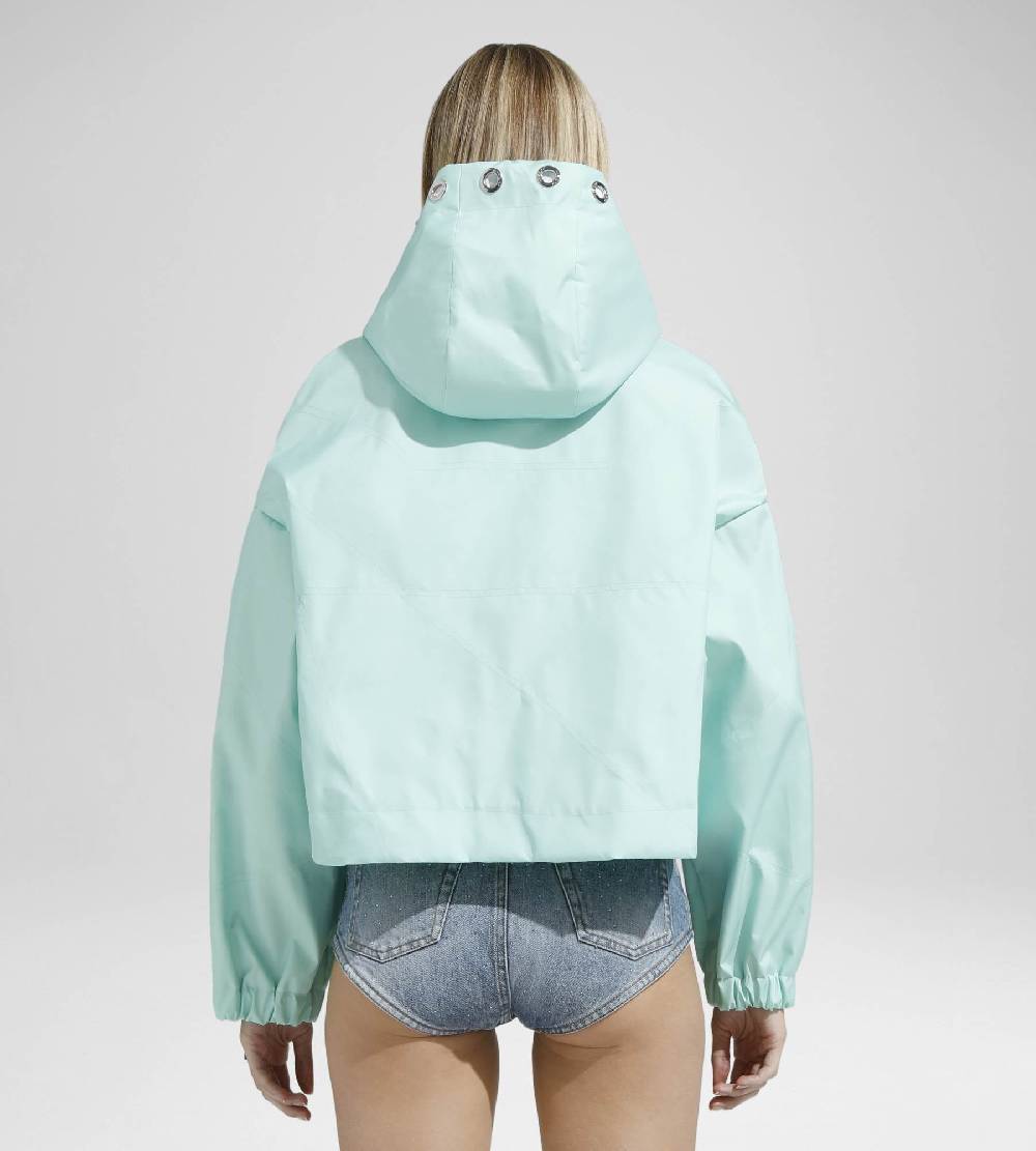 Khrisjoy NEW KHRIS CROP WINDBREAKER AFTER EIGHT Convenienza