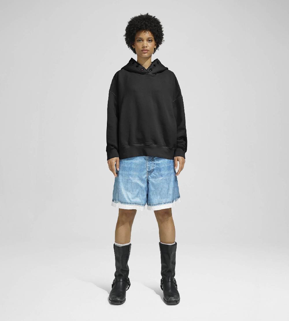 Khrisjoy HOODIE EYELETS BLACK I Più Venduti