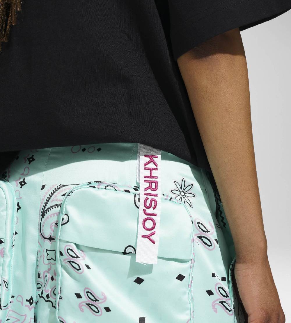 Khrisjoy EYELETS TEE BLACK Italia