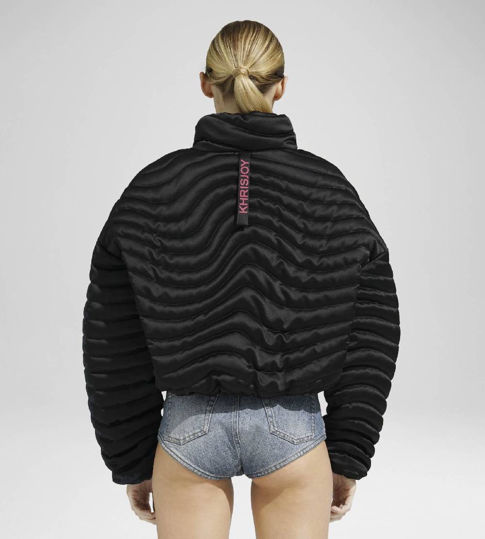 Khrisjoy JOY SATIN CROPPED BLACK Novità