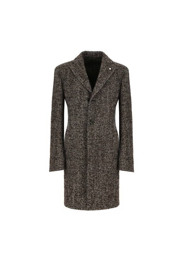 L.B.M. 1911 Cappotto monopetto marrone Cappotto monopetto marrone Prezzo Ridotto