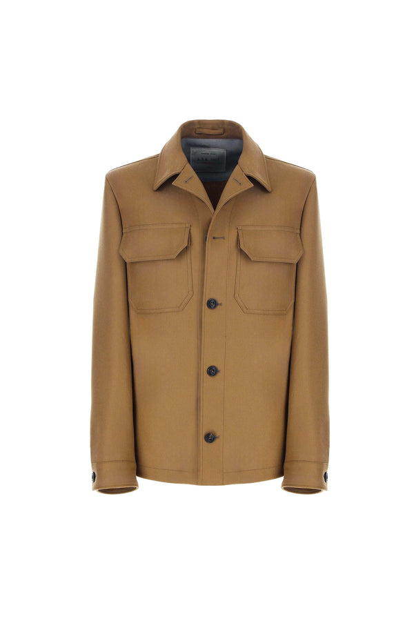 L.B.M. 1911 Overshirt non trattato marrone Overshirt non trattato marrone Economico