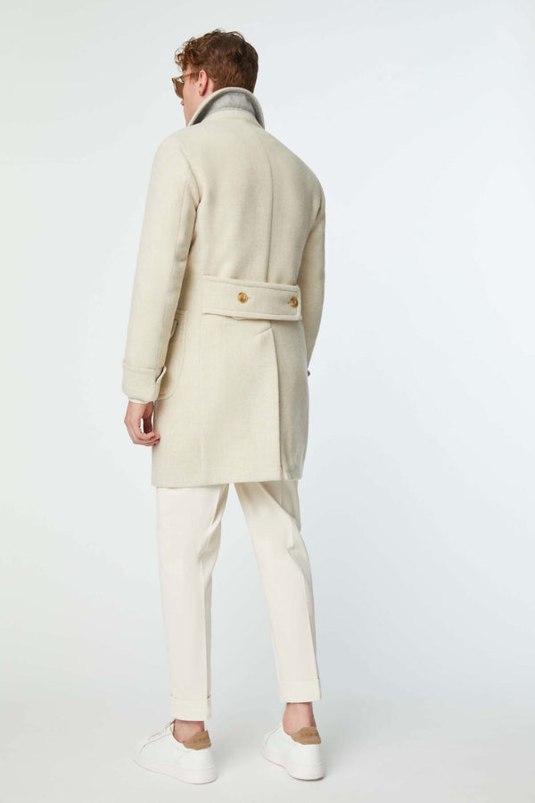 L.B.M. 1911 Cappotto doppiopetto non trattato bianco Cappotto doppiopetto non trattato bianco I Più Venduti
